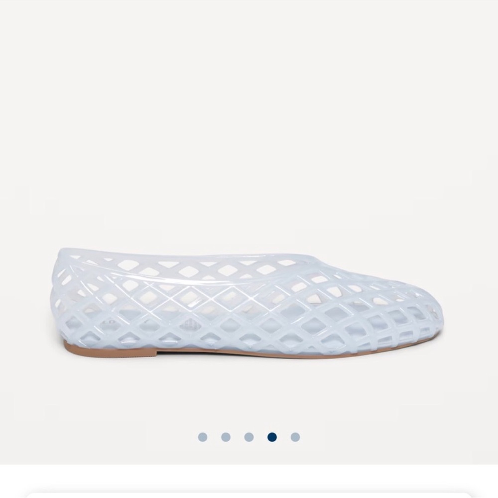 NWT OLD NAVY Jelly Lattice Ballet Flats COLOR CASHMERE BLUE - Picture 3 of 5